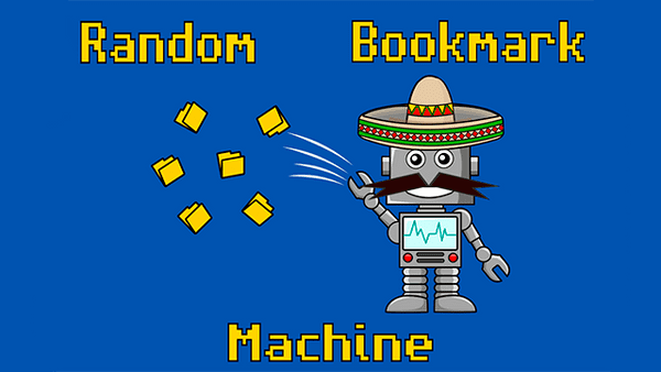 Random Bookmark Machine