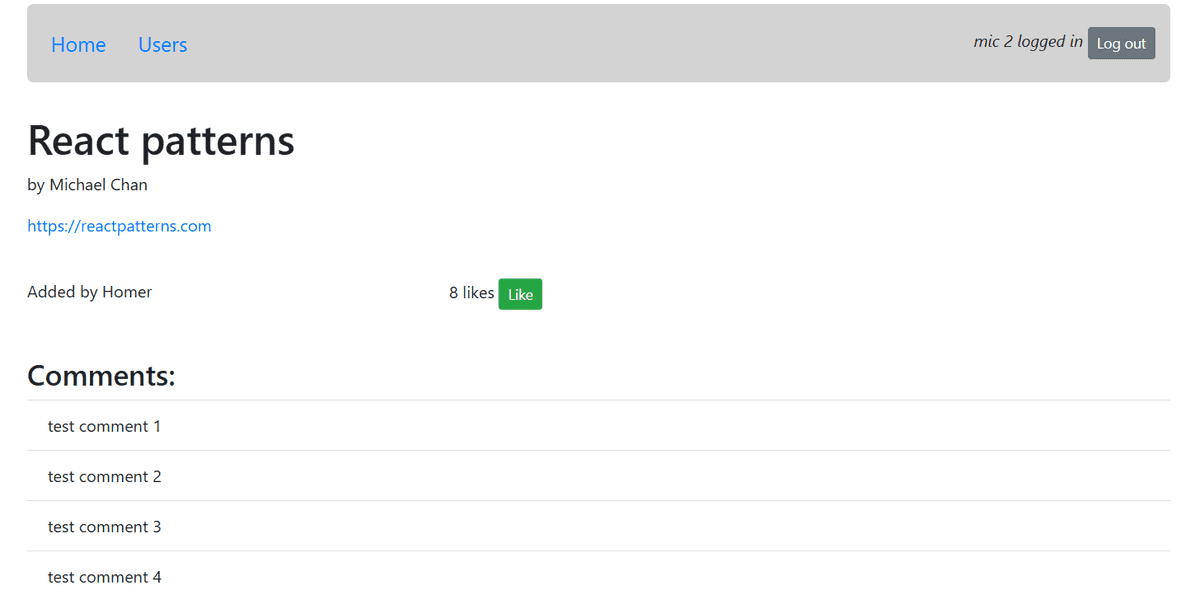 Bloglist App screenshot 2